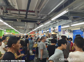 台风 苏迪罗 影响福州 市民超市抢购日用品
