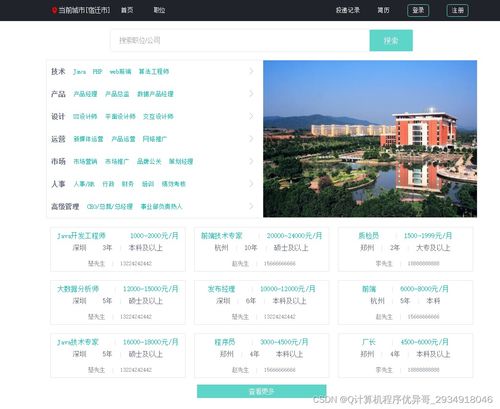 bs1066 基于大数据爬虫实现互联网研发岗位数据分析平台
